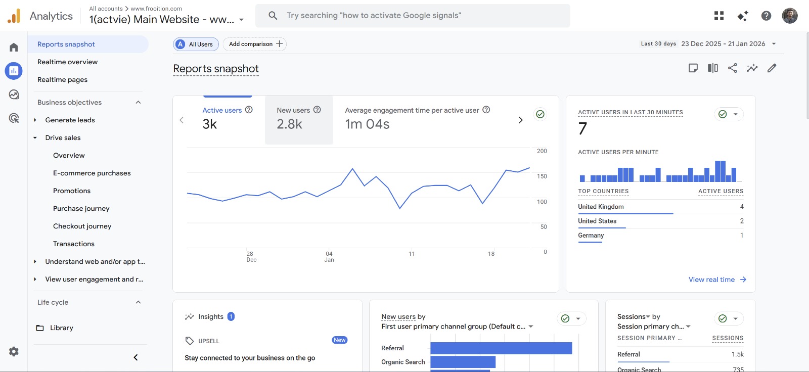 server side tracking